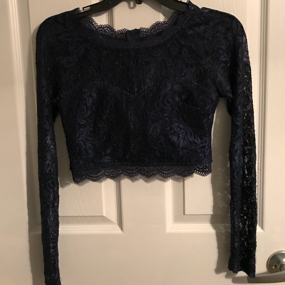 Two piece homecoming/prom dress